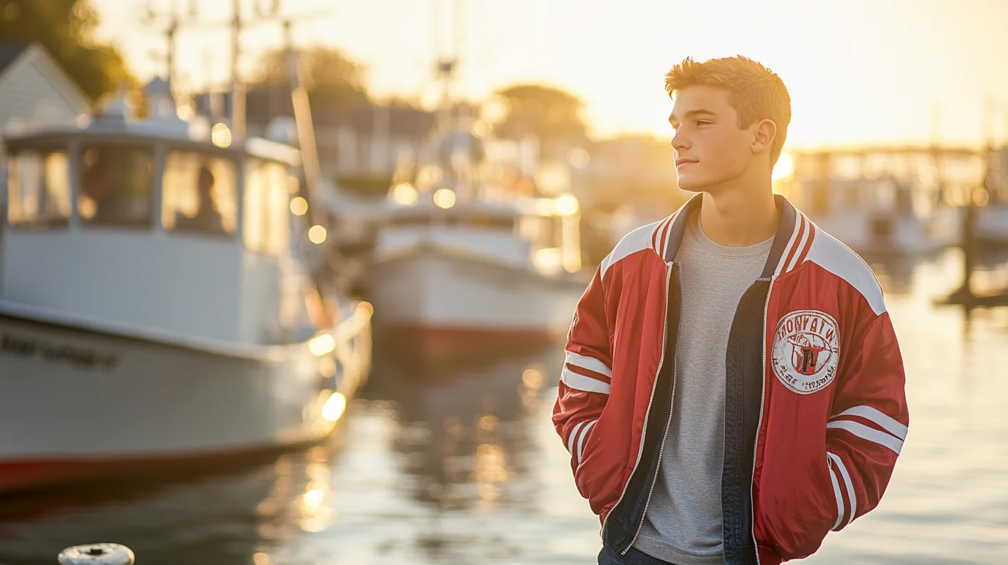 Senior portrait ideas for guys on the South Shore of Massachusetts