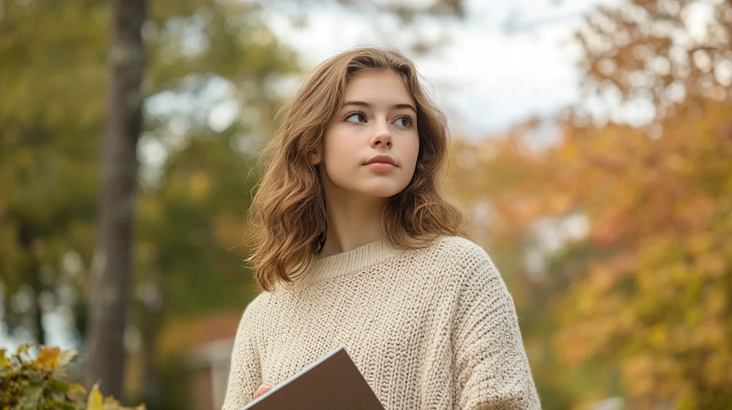 A senior portrait session on location on the South Shore of Massachusetts, distinct from a standard school yearbook photo