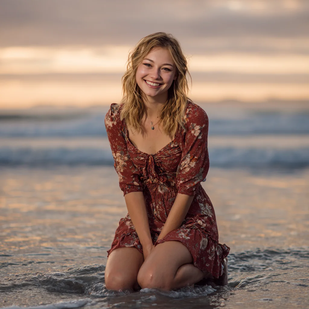 High school senior portrait example from a South Shore session