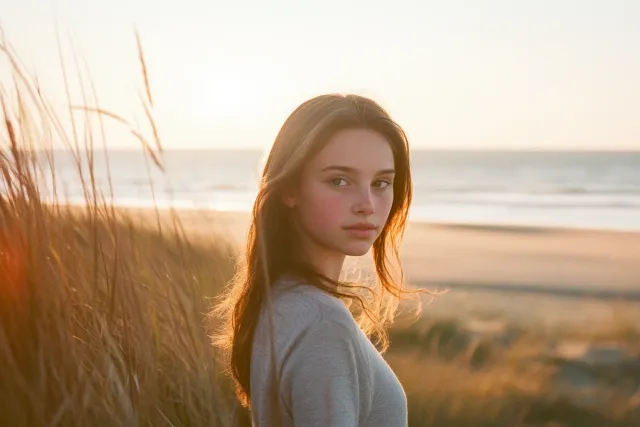 Beach Senior Portraits on the South Shore