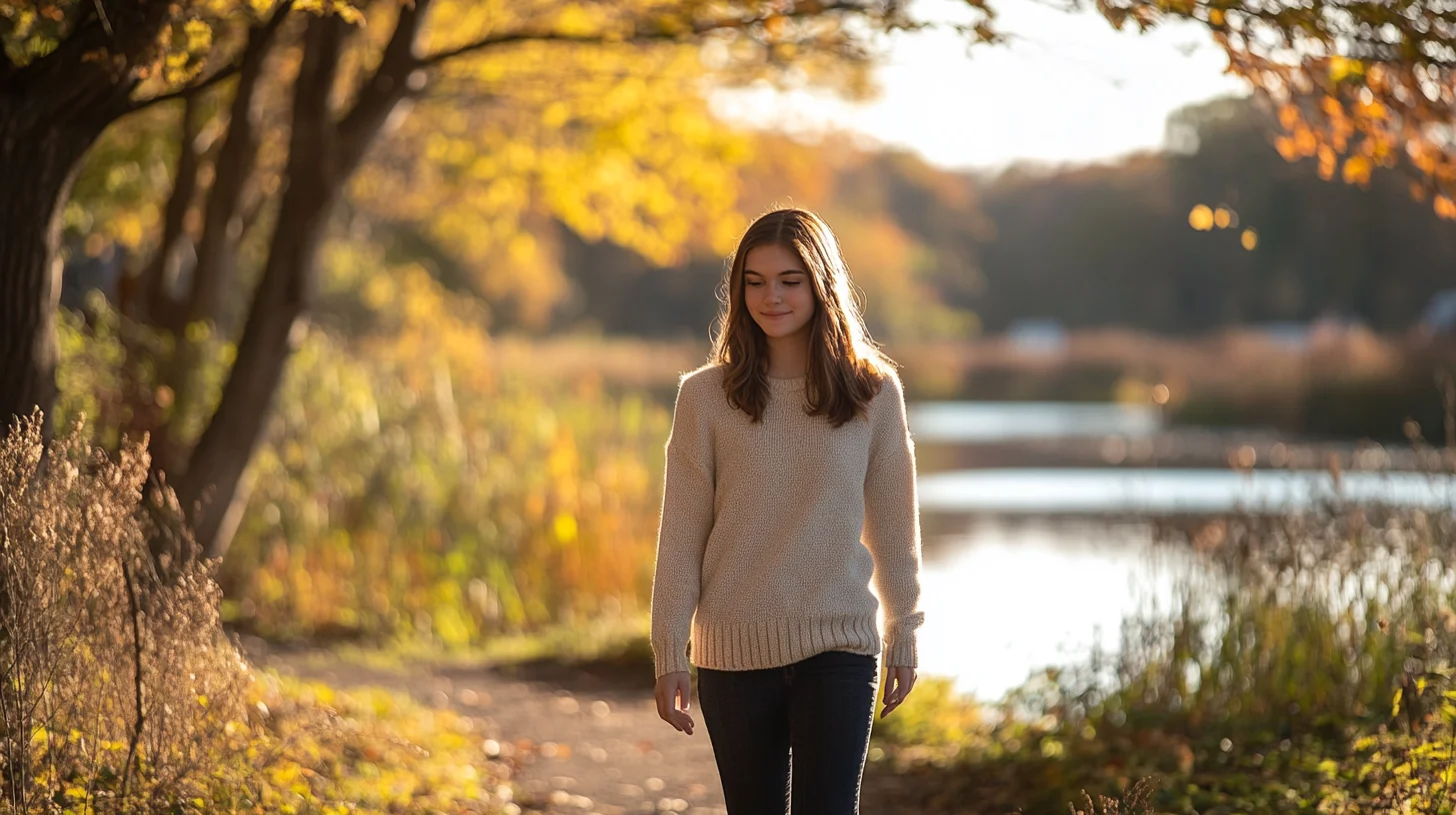 Outdoor portrait session in Braintree, Massachusetts on the South Shore