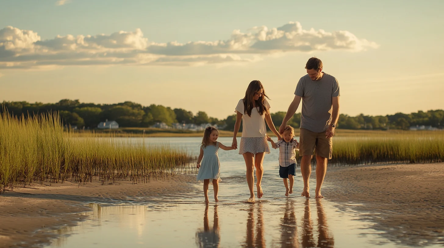 Outdoor portrait session in Kingston, Massachusetts on the South Shore